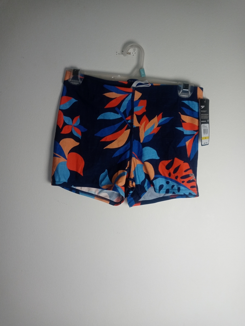 Men's Speedo Dot Burst  Beachstar Square Leg Recreational Swim Bottoms Size M